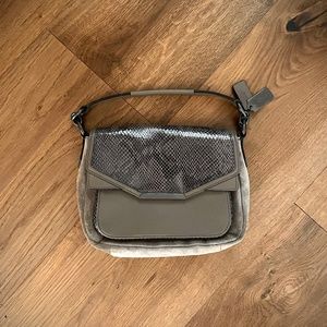 COACH Genuine Taylor Suede Leather Taupe Handbag F33396